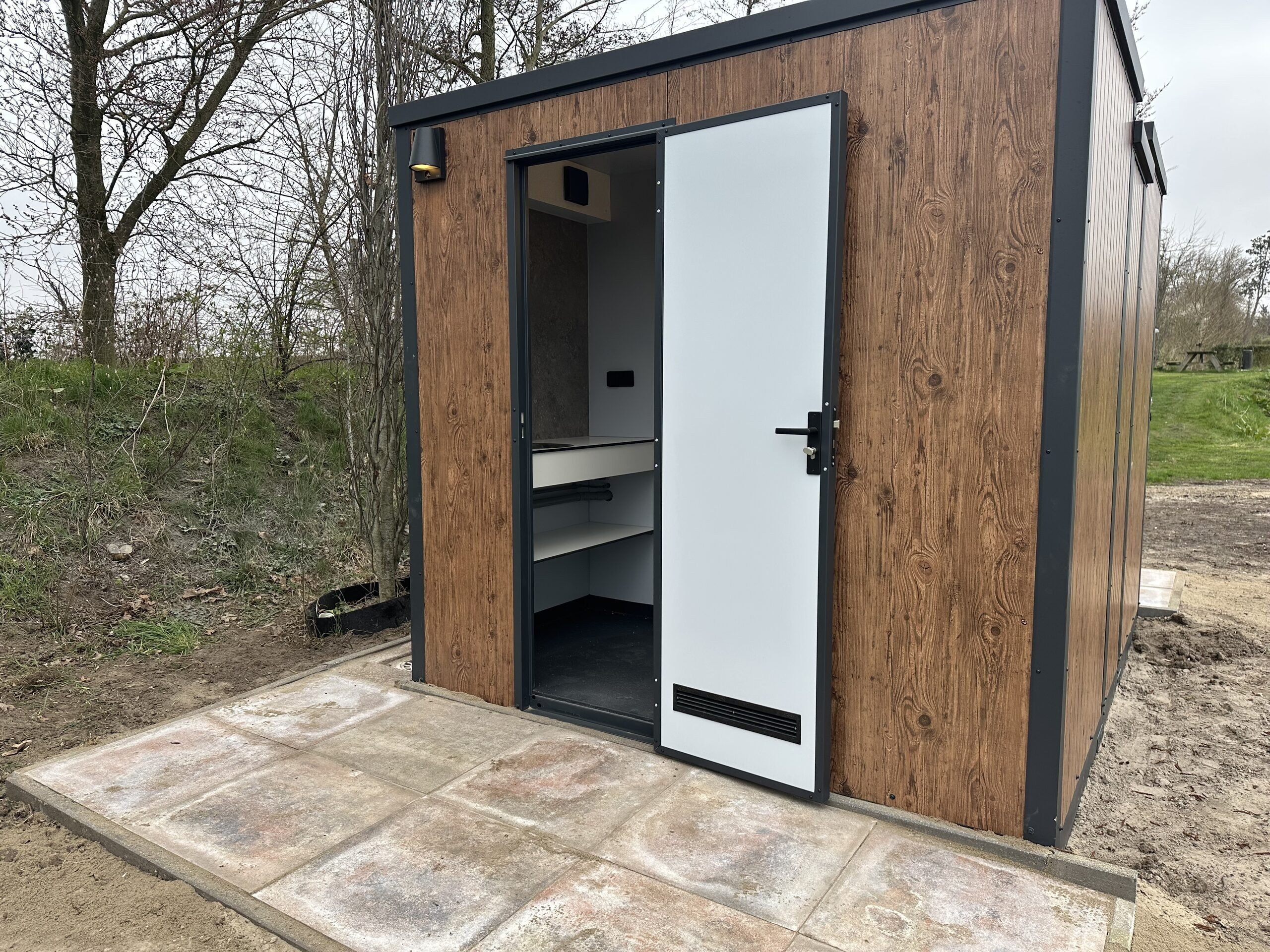 Kampeerplaats Prive sanitair